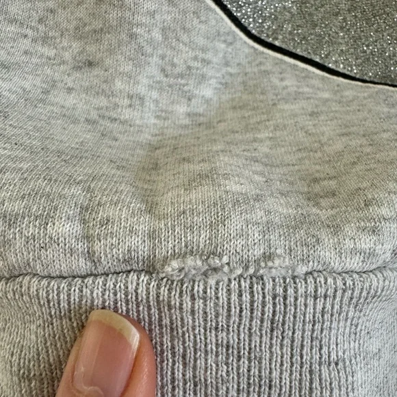 ORIGINAL RARE Vintage 1995 Betty Boop Workout Sweatshirt Silver Star Aerobics - Picture 9 of 14